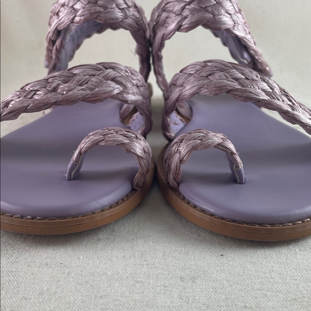 Franco Sarto Lavender Braided Sandals Size 9.5 - Picture 4 of 11